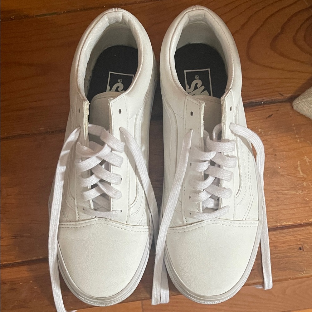 Vans White Low-Top Sneakers